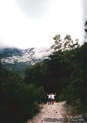 Me and Nikola at Paklenica, 30.Aug.1999.